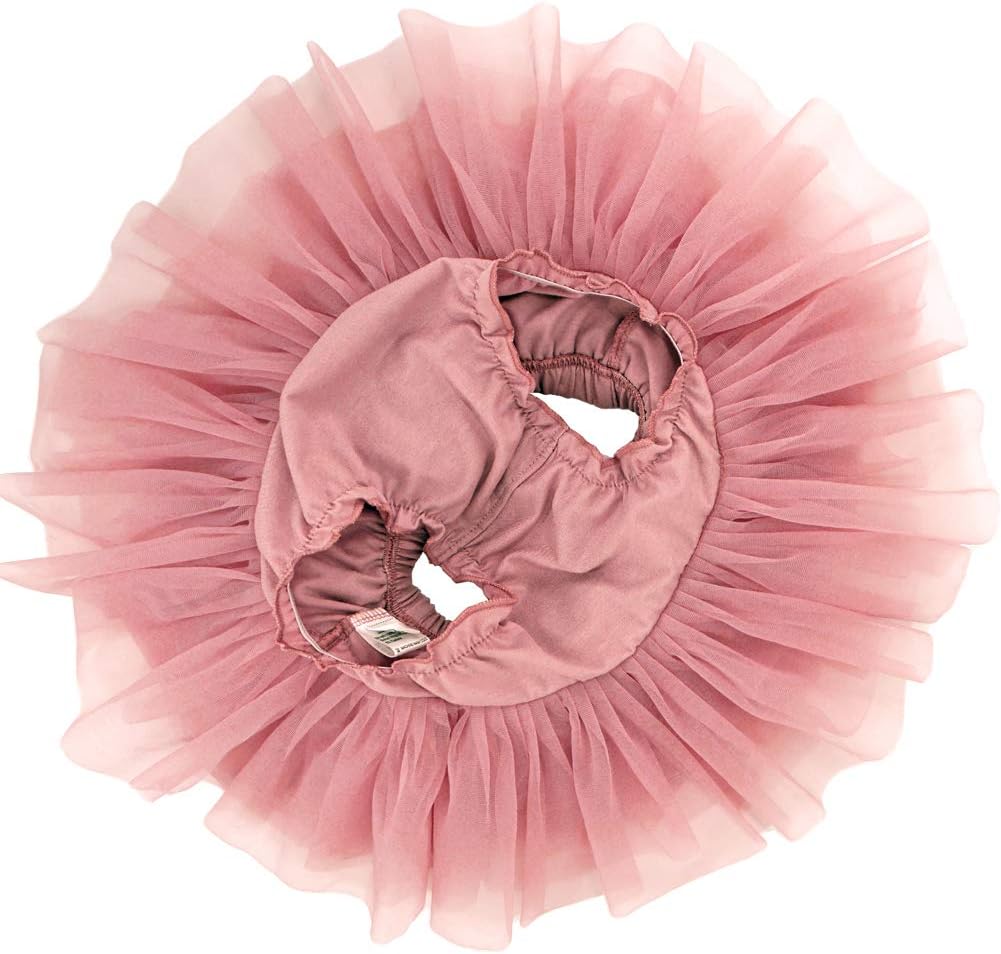 Stylish BGFKS Baby Girls Tutu Skirt with Diaper Cover and Beautiful Headband