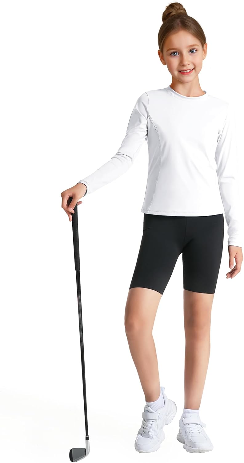 ASMES Girls Long Sleeve Athletic T-Shirt