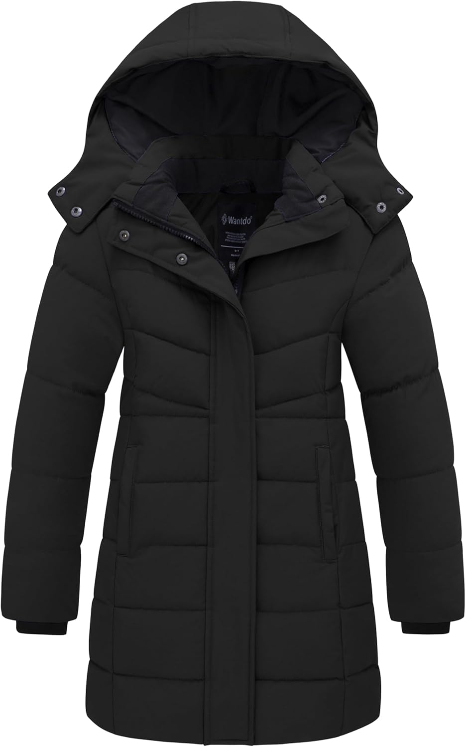 Instantiable Wantdo Girls Puffer Jacket Warm Padded Winter Coat Waterproof Fuzzy