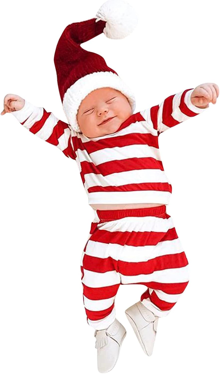 Red Striped Pajama Set for 2-3 Years