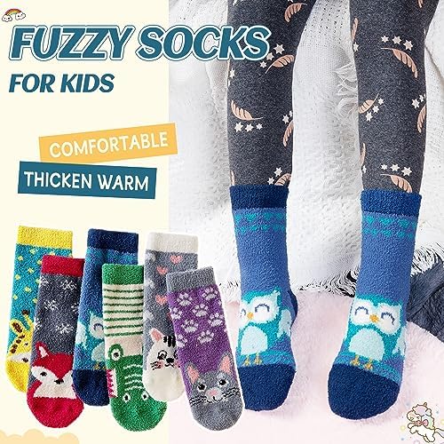Eyean Kids Cozy Fuzzy Slipper Socks