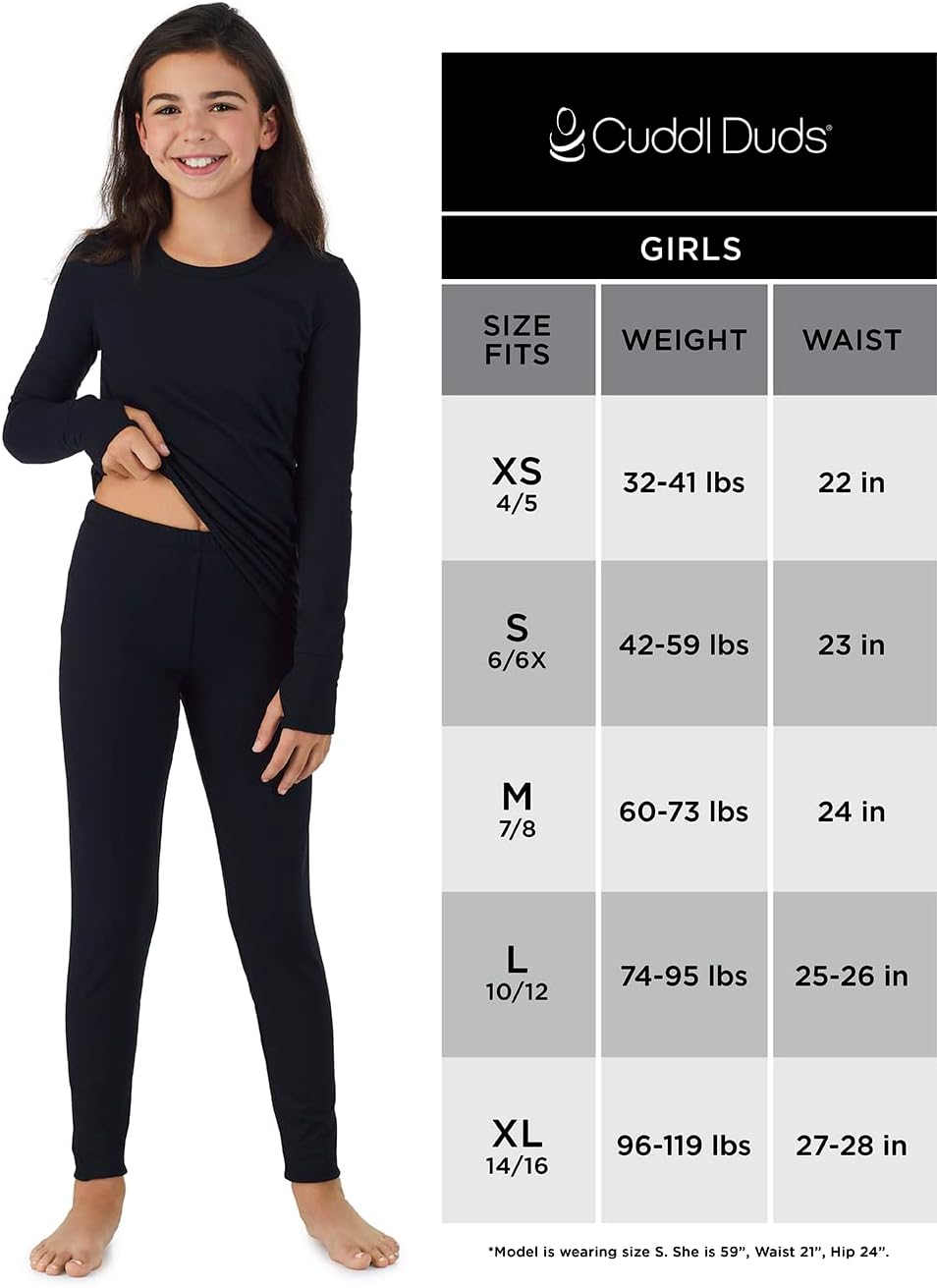 Stay Cozy in the Cold with Our Girls Thermal Set