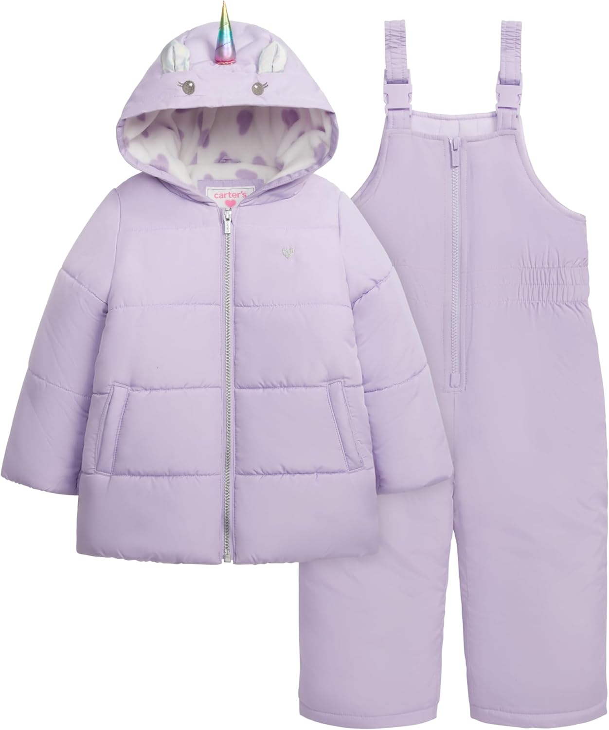 Carters Girls 2-Piece Heavyweight Skisuit