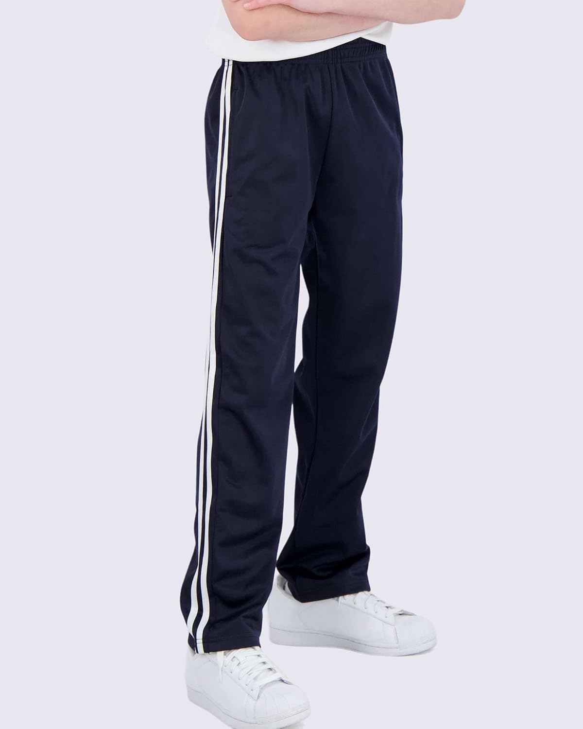 Real Essentials 3-Pack Boys Fleece Sweatpants