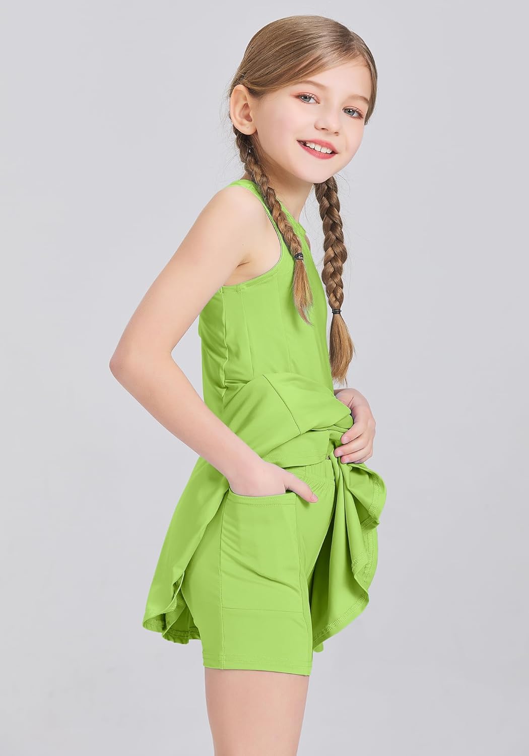 Handrog Kids Girls Tennis Golf Dress Outfit