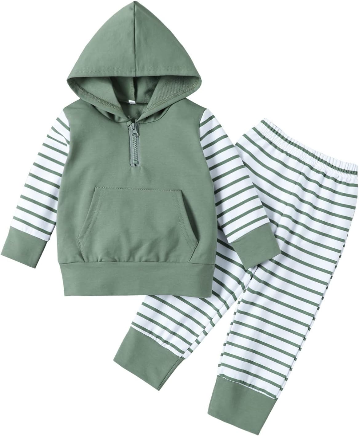 Striped Pullover Christmas Outfit for Girls Autumn