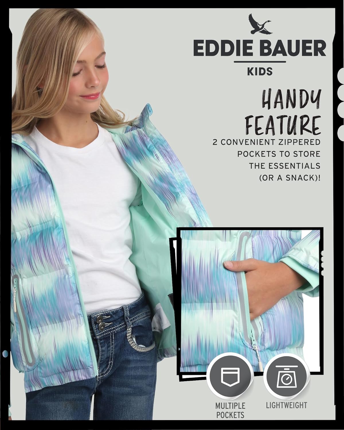 EDDI E Bauer Girls Winter Jacket