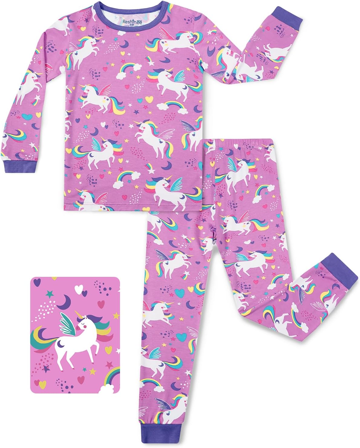 Luxurious Bamboo Viscose Pajama Sets for Kids 2-8Y