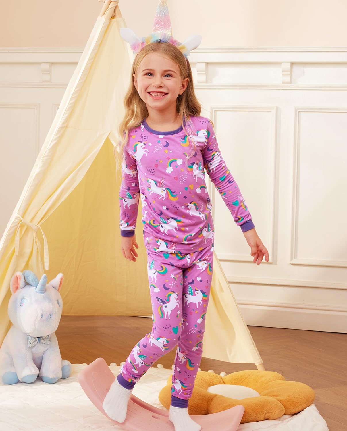Luxurious Bamboo Viscose Pajama Sets for Kids 2-8Y