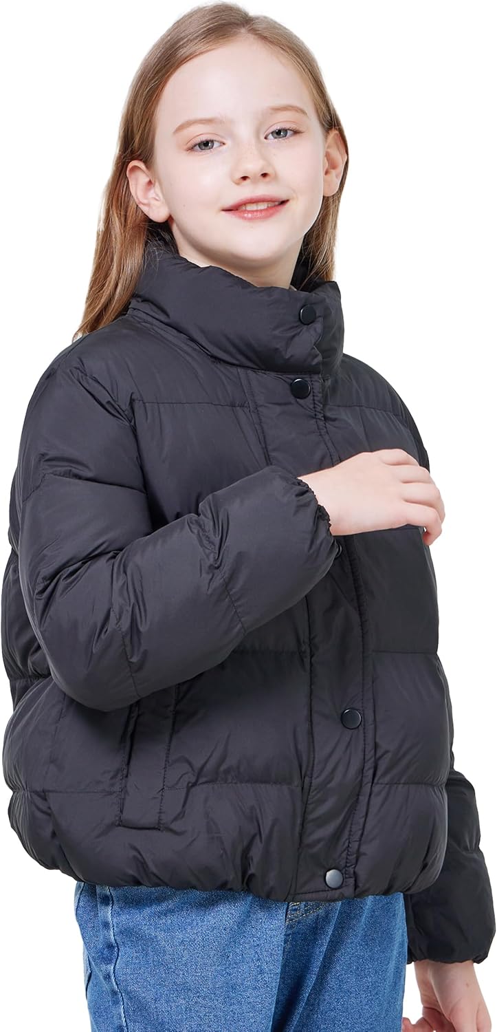WULFUL Girls Winter Coating with Quilted Shell