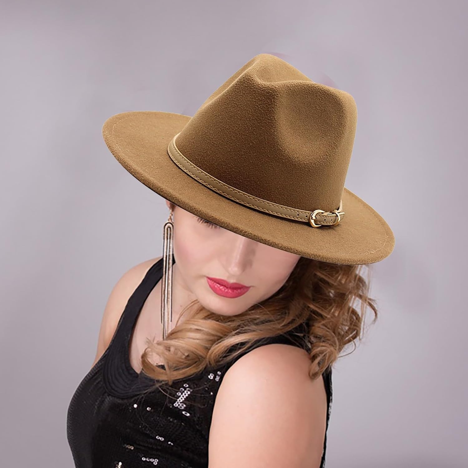 Panama Hat Kid Toddler Black D