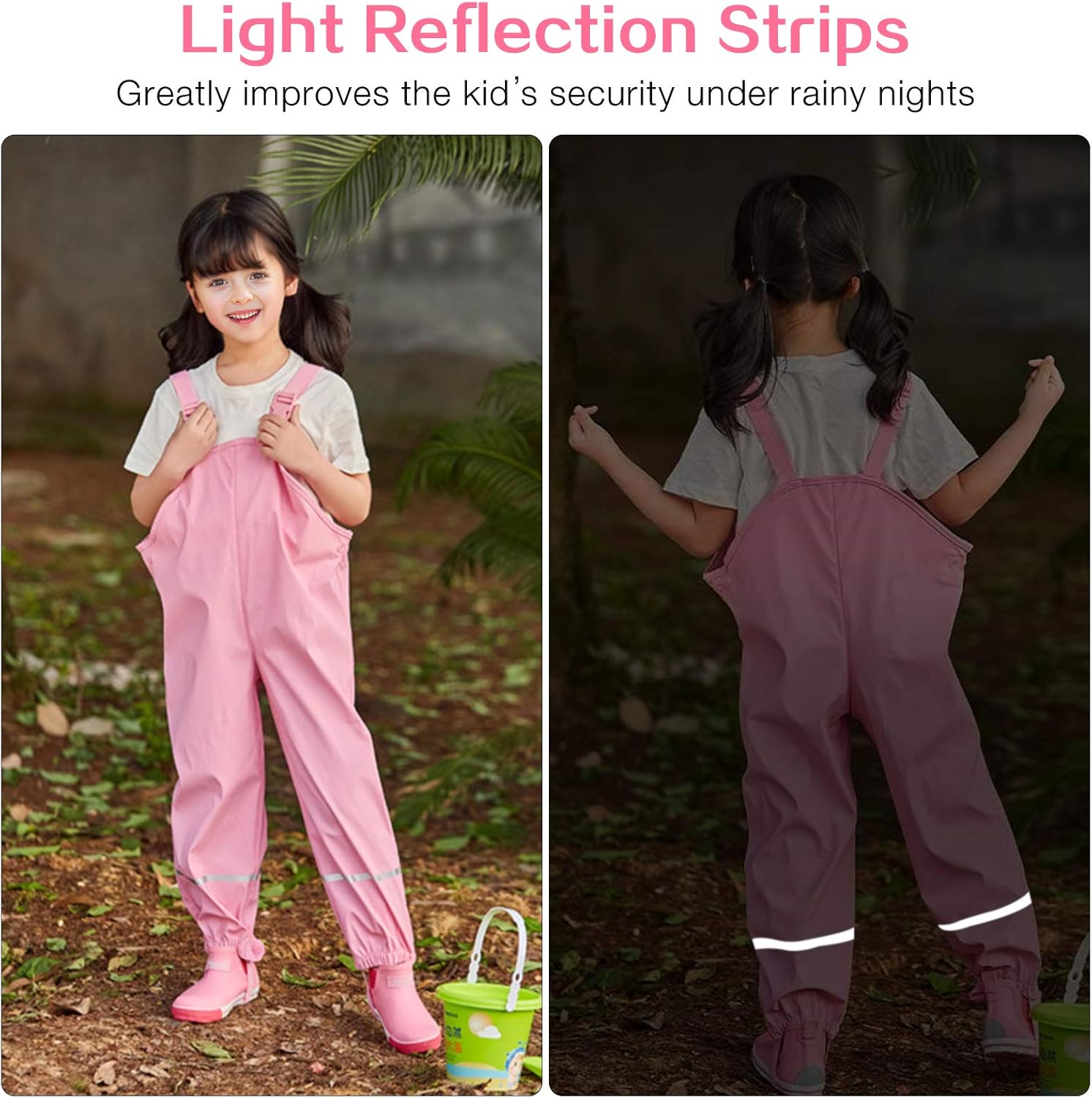 SSAWcasa - Waterproof Rain Pants for Kids