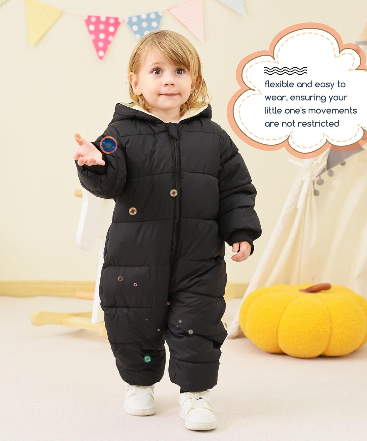 Perfect Protection for Little Ones Cozy Baby Snowsuit for Winter