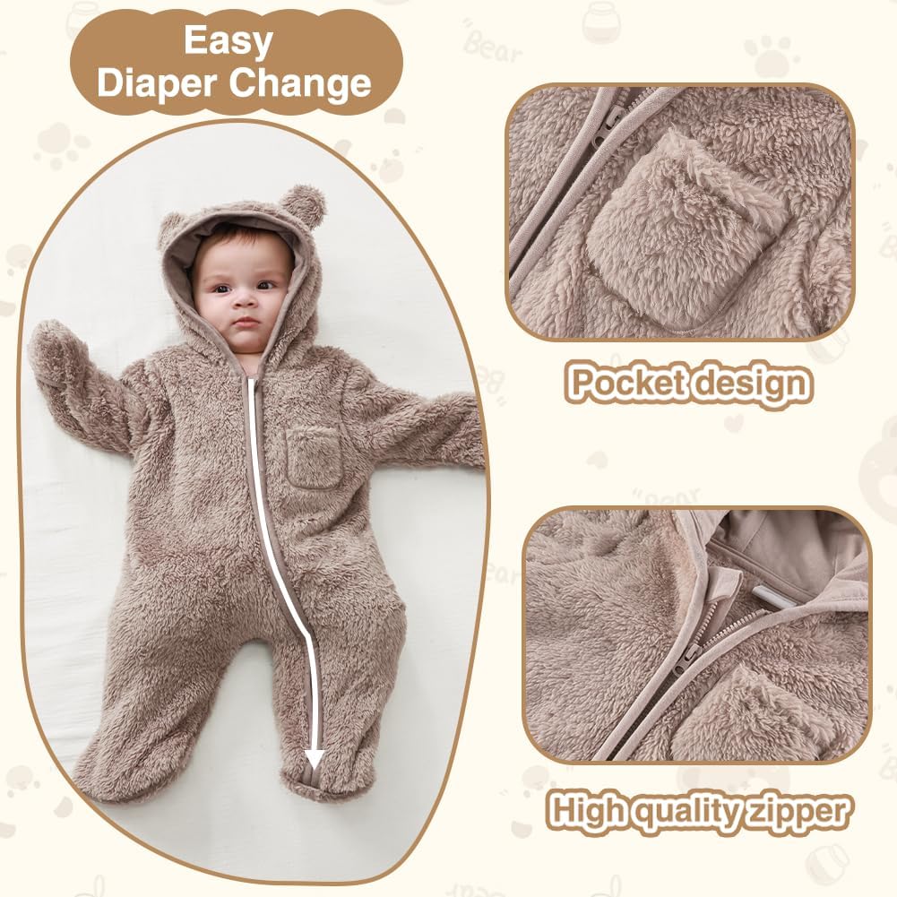 Newborn Baby Winter Snowsuit Keep Warm
