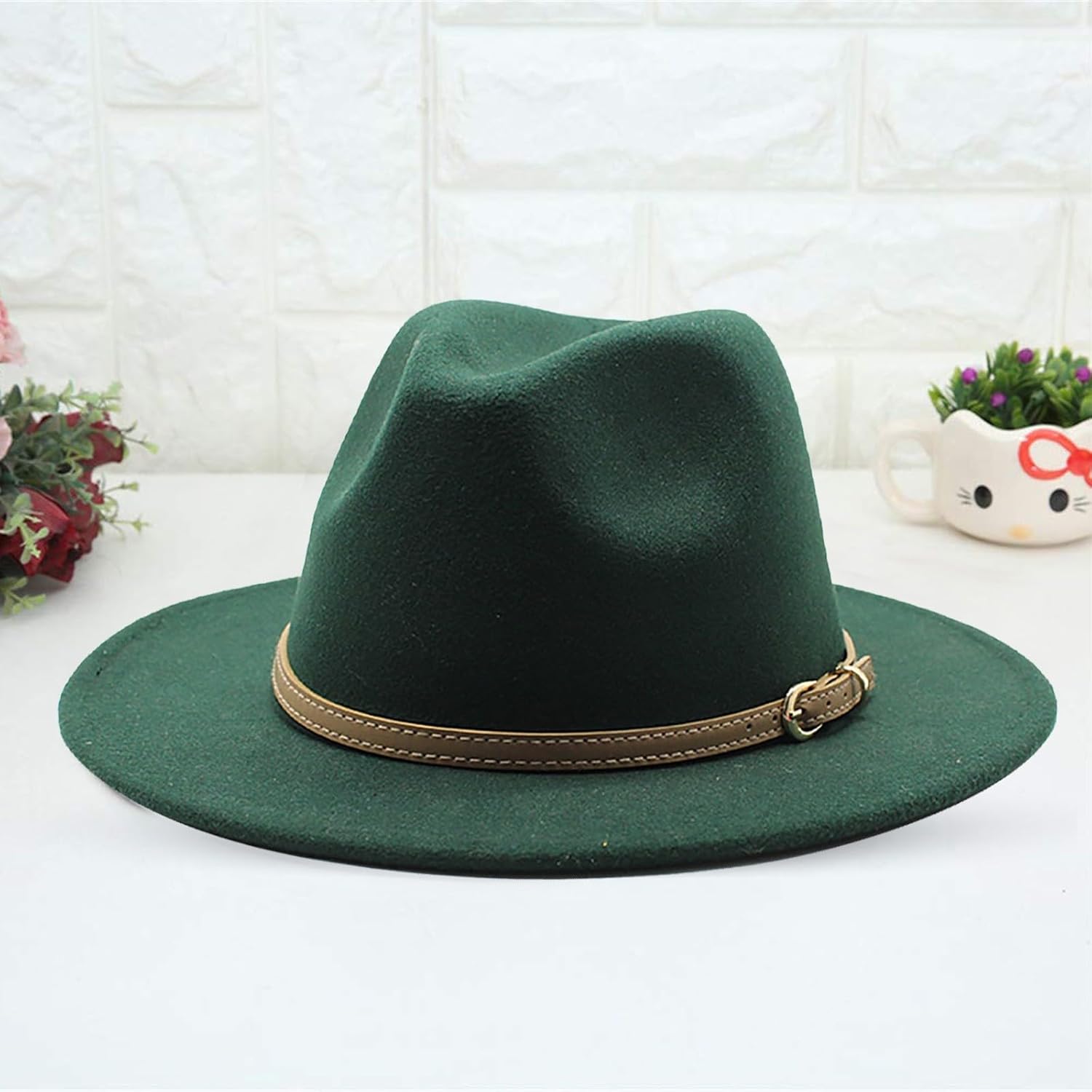 Classic Wide Brim Fedora Bucket Hat for Kids