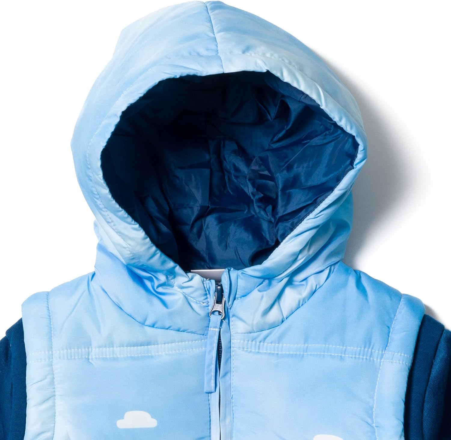 Bluey Bingo Zip Up Vest 2fer Jacket - Toddler to Little Kid Fits Most