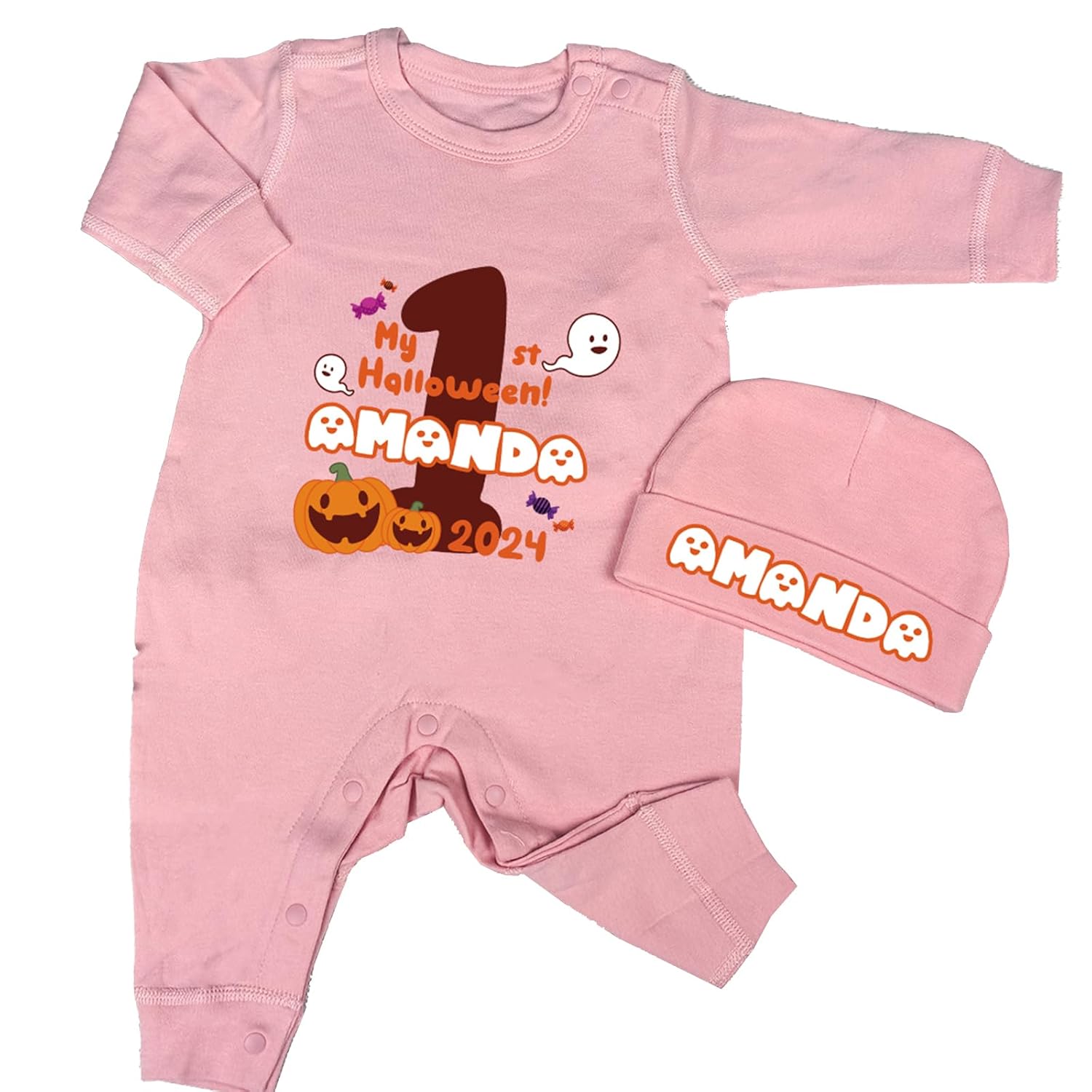 Personalized Newborn Outfit with Monogram