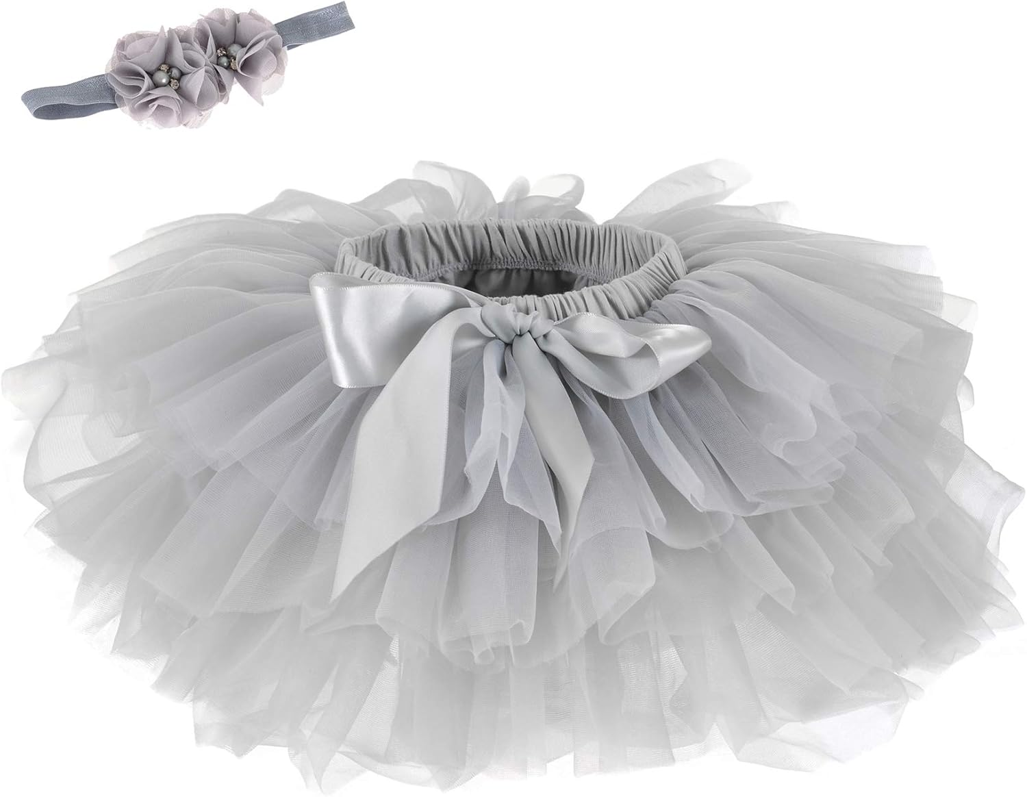 Perfect Choice Baby Girls Tutu Skirt Headband Set 6-24 Months