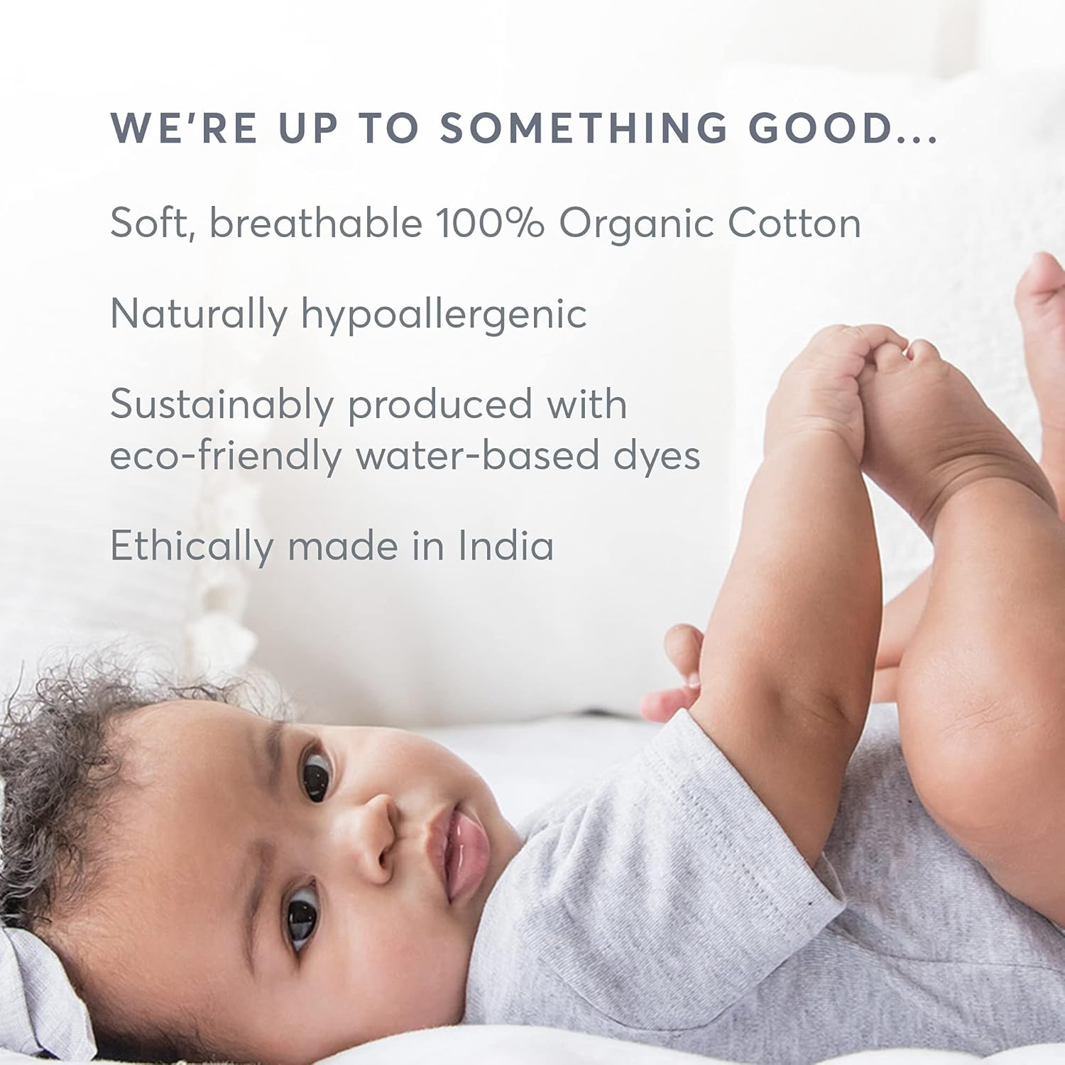 Soft Comfortable Organic Cotton Newborn Pajamas for Grown-Ups Too