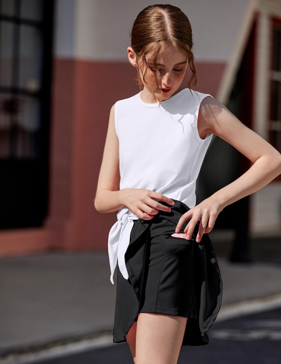 Girls Tennis Golf Dress with Skorts