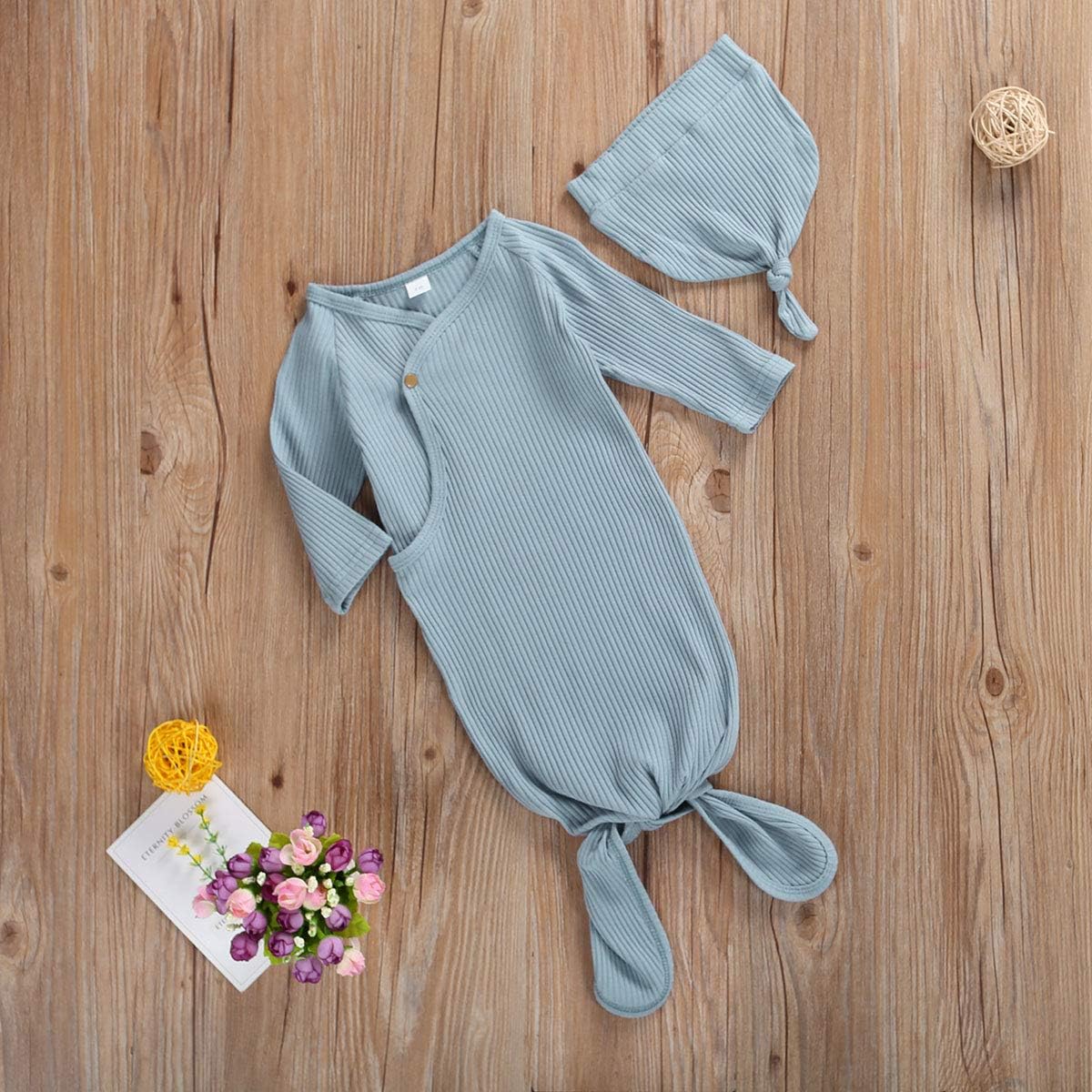 Baby Sleep Gown with Knot Soft Pajamas for Boys and Girls