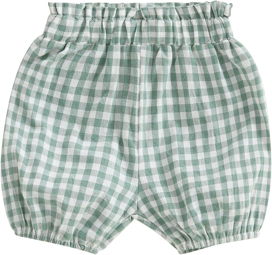Soft Plaid Easy-Skirt for Babies