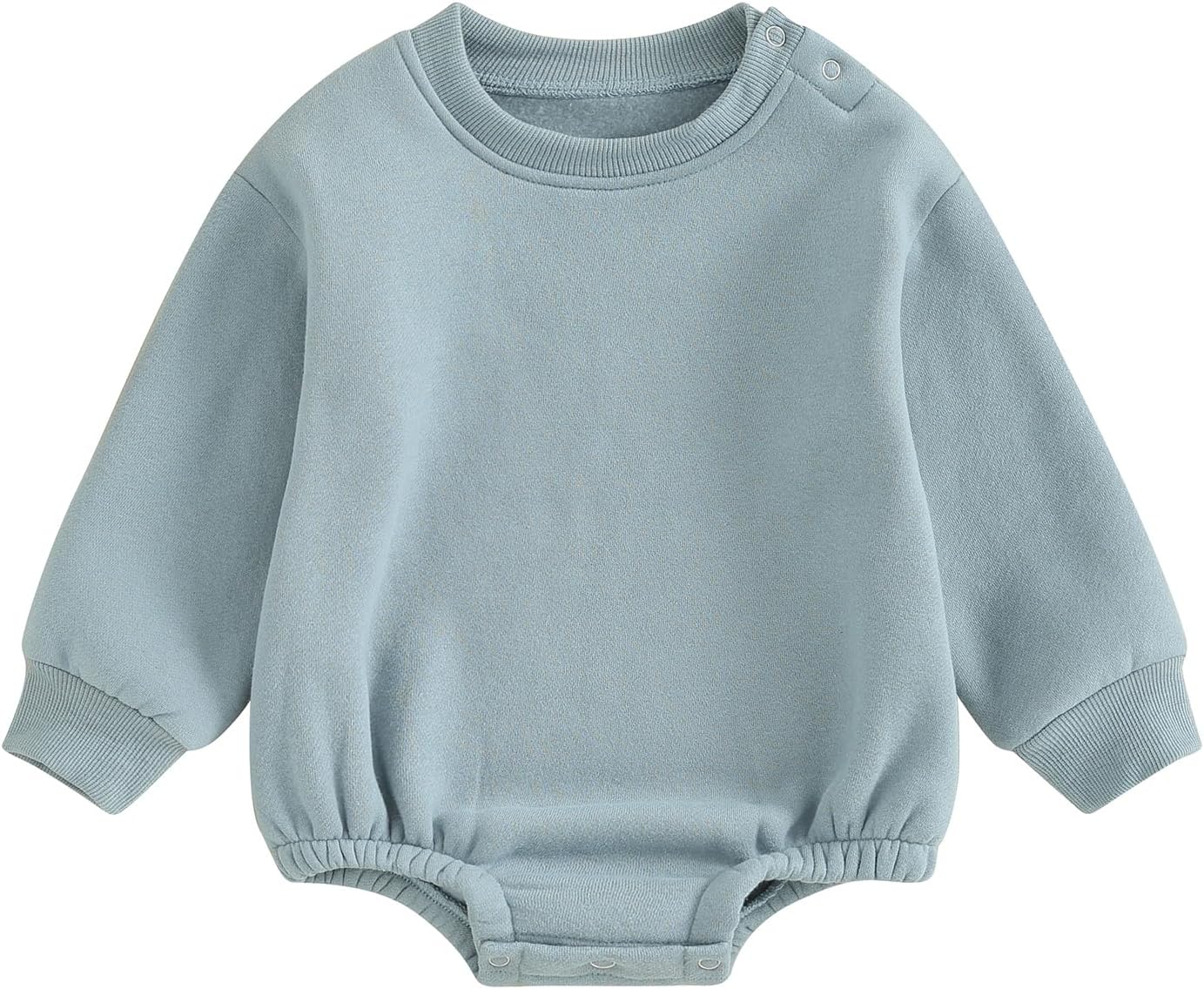 Gueuusu Unisex Baby Romper - Soft Warm Fleece Sweater for Newborns