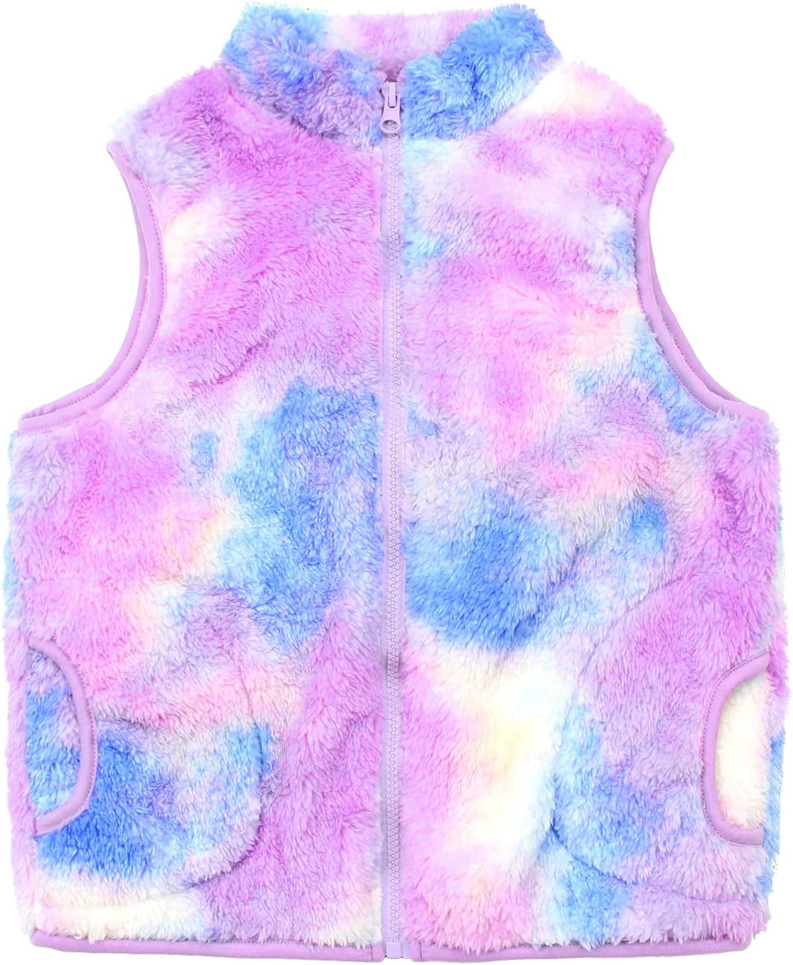 JESKIDS Lightweight Sherpa Fleece Vest for Kids 2-11 Years