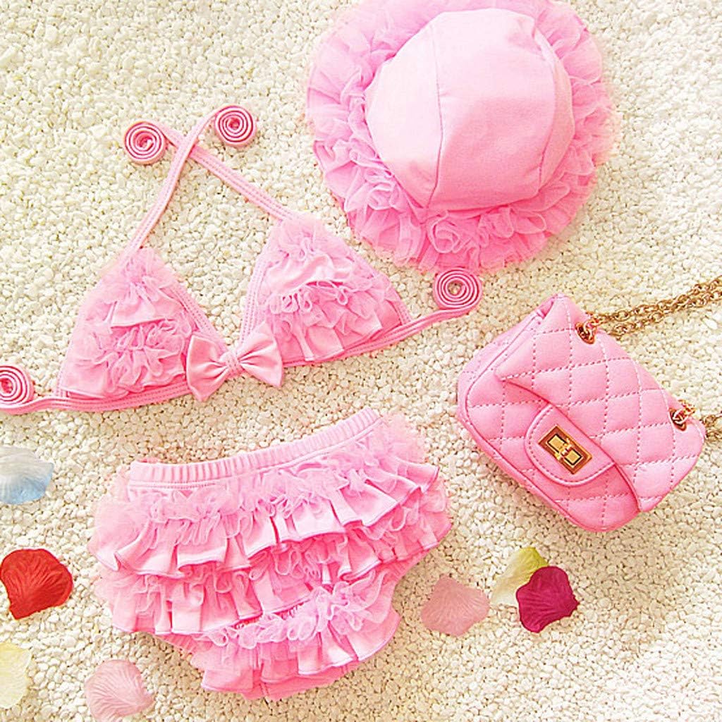 Floral swimsuit set for girls