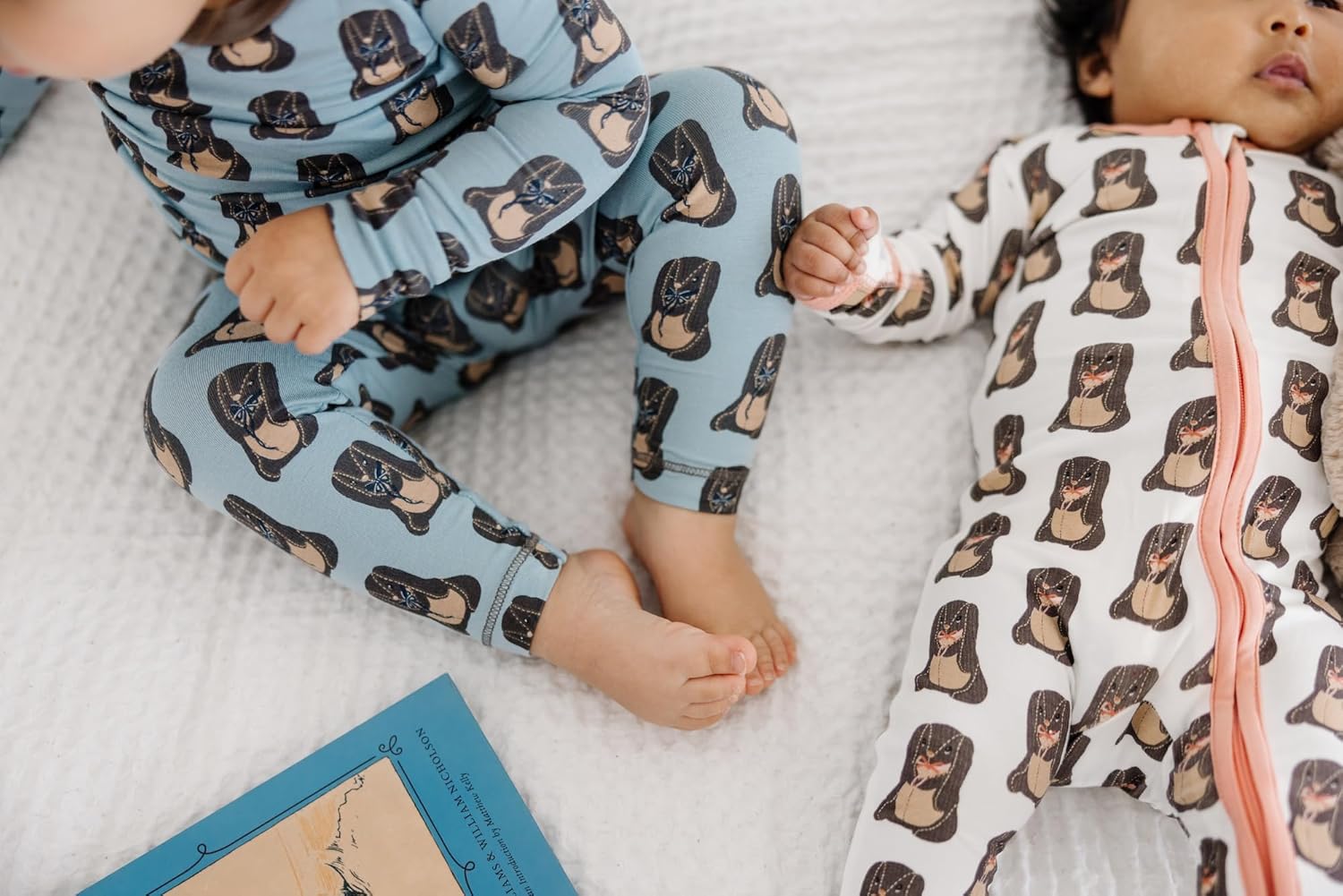 KicKee Print Jammies for Babies and Kids with Zipper