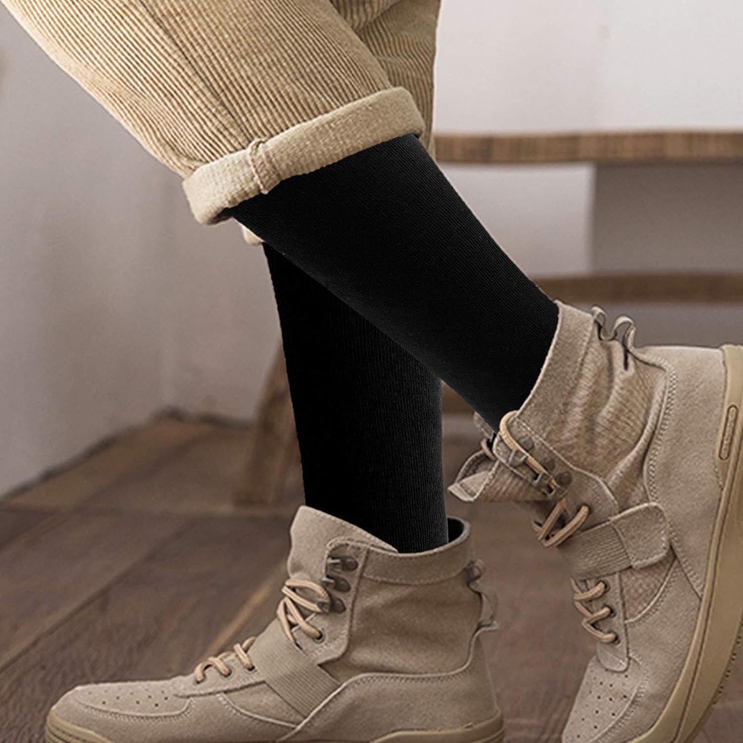 Stylish 3-Pair School Socks for Girls and Boys