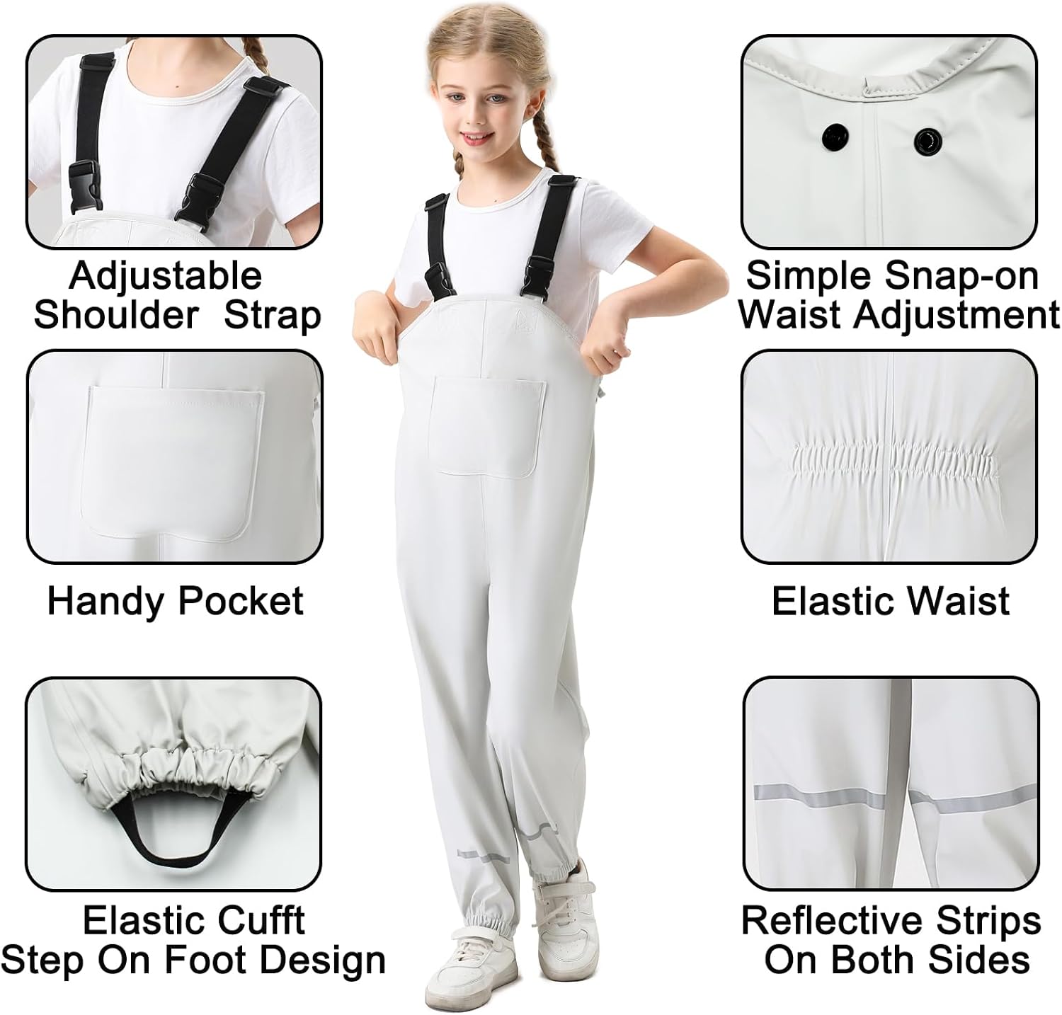 ALIWINER Kids Rain Pants
