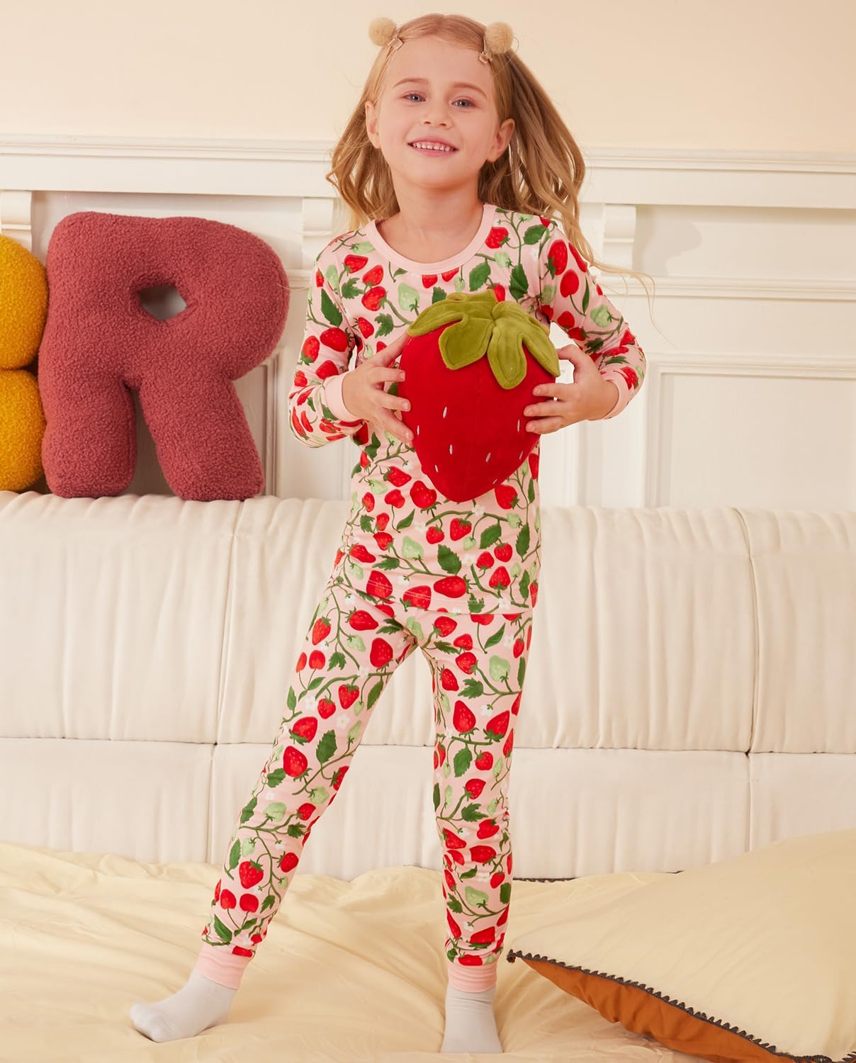 Luxurious Bamboo Viscose Pajama Set for Toddlers 2-8 Years