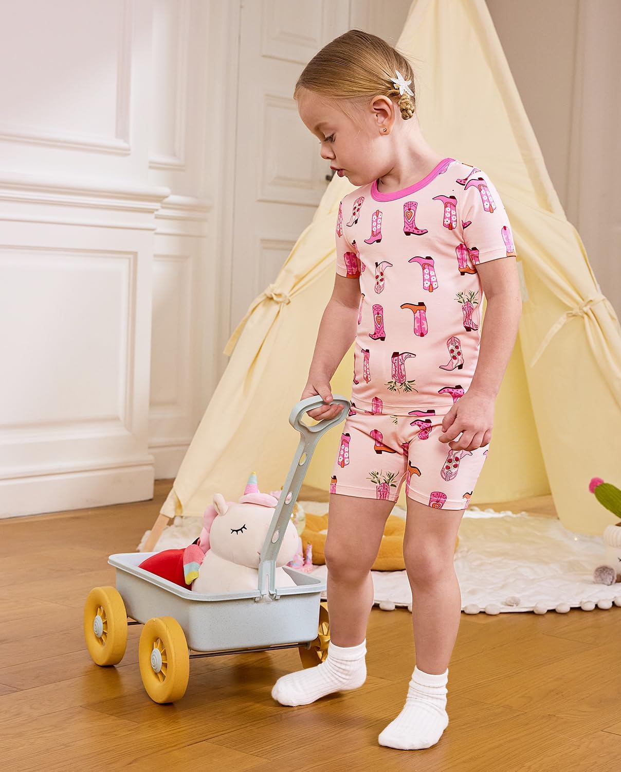 Stay Snug Cool with Bamboo Viscose Pajamas for Toddler Girls
