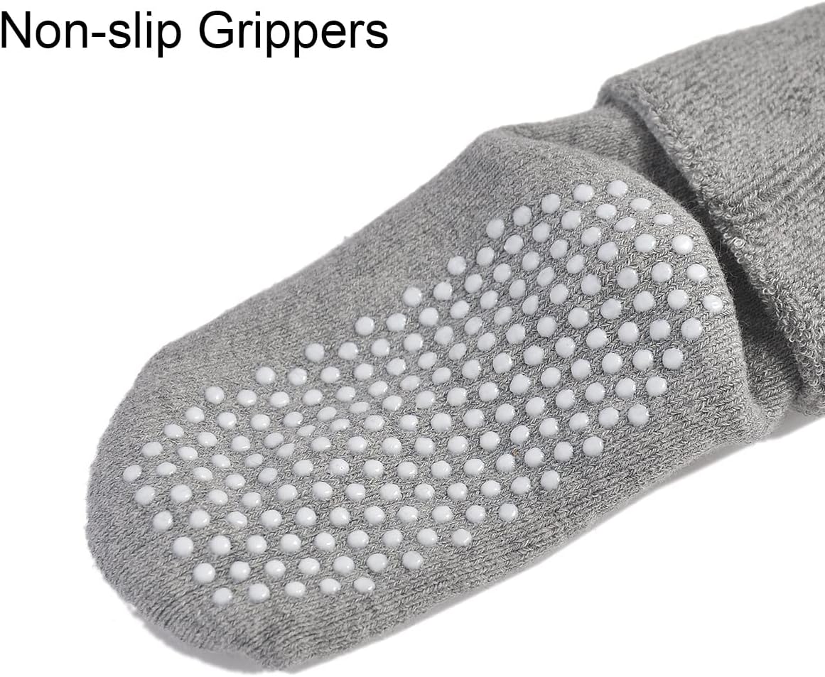 EPEIUS Non-Slip Crew Socks for Toddler