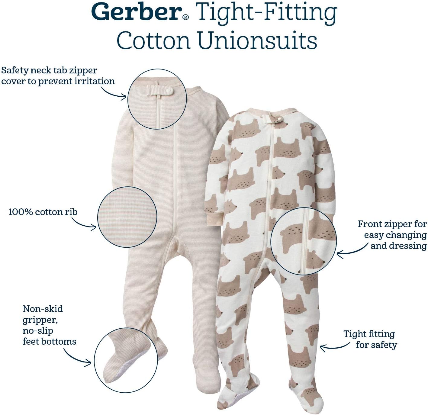 Snug Safe Gerber Baby Pajama Set
