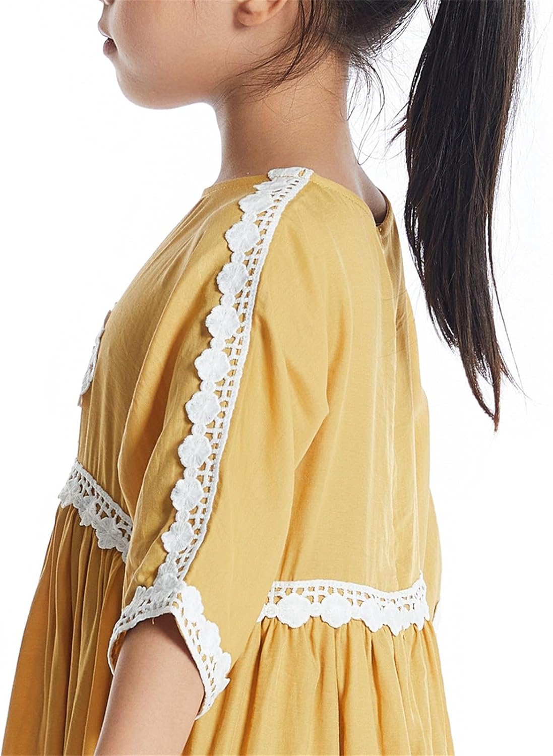 Beessbest Kids Girls Short Sleeve Abaya Over HYBRID TENSIO