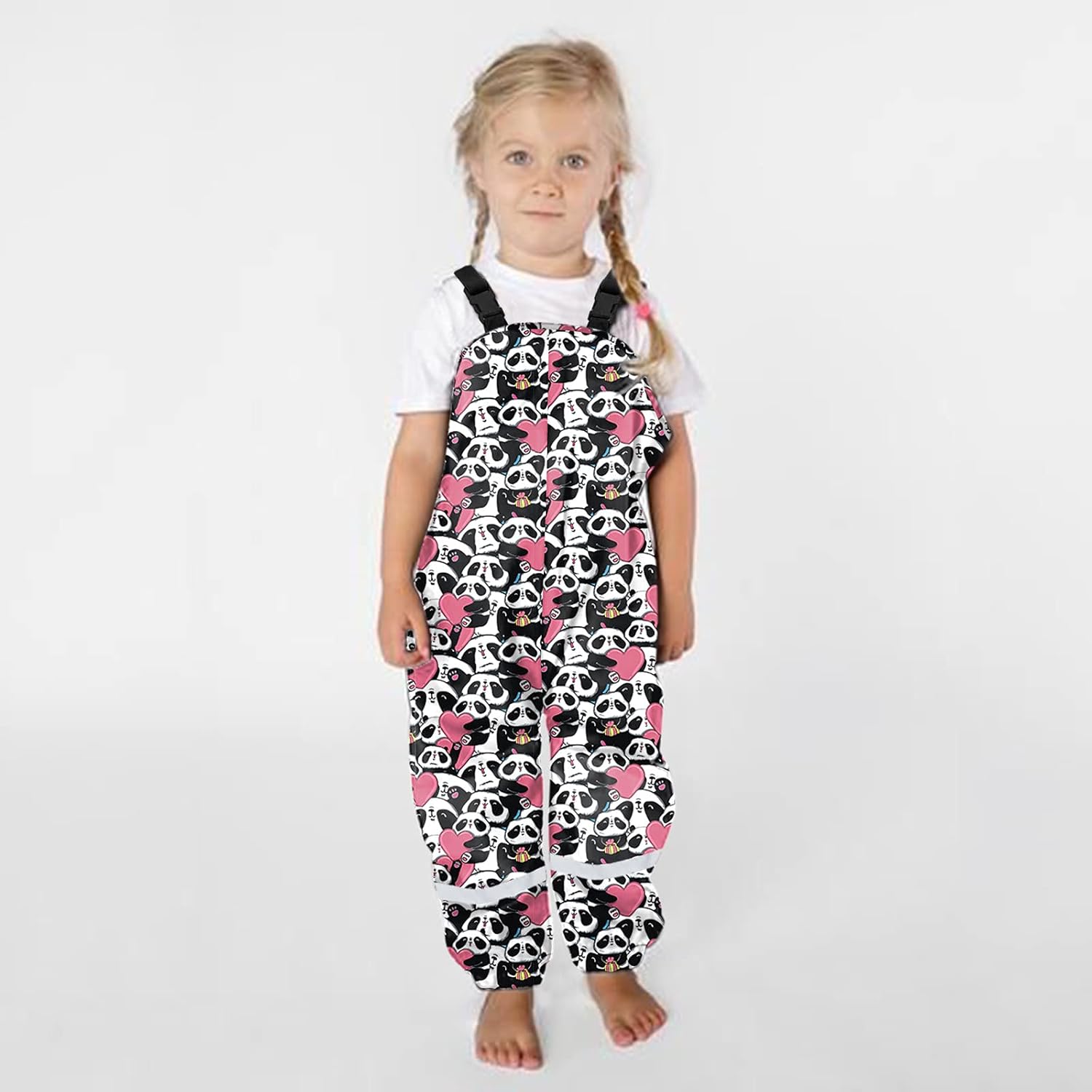 Kids Toddler Rain Pants with Reflective Strips