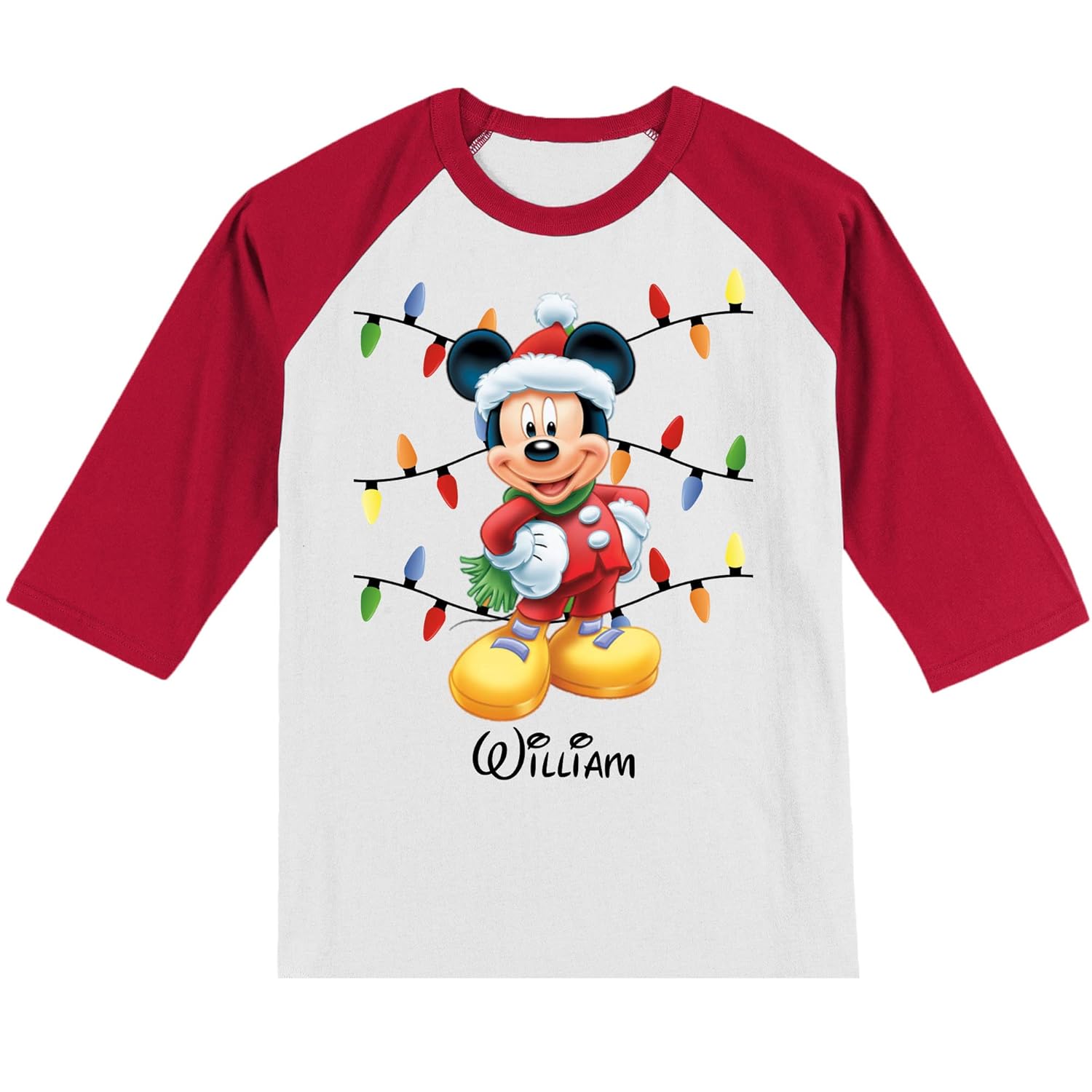 Personalized Mickeys Christmas Family T-Shirt Set - Matching Sets for Kids Adults