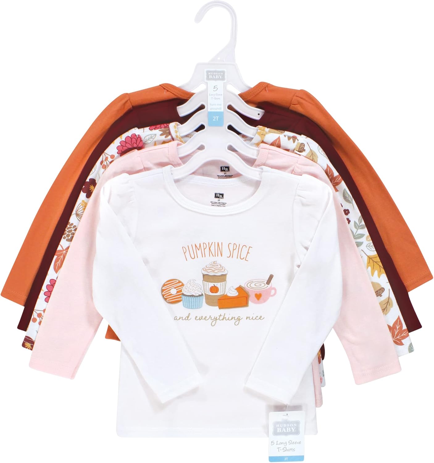 Hudson Baby Soft Baby Long Sleeve T-Shirts Set