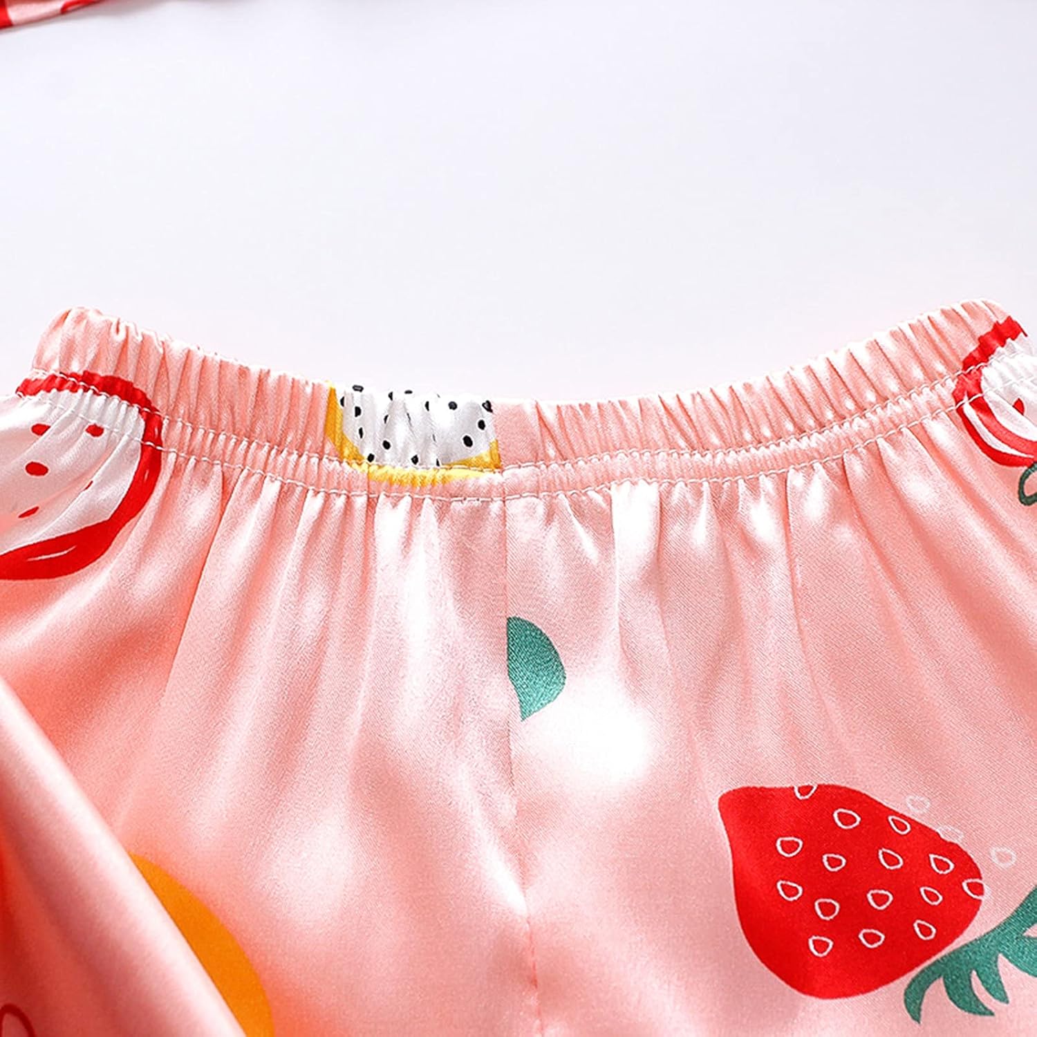 Strawberry Pajama Set for Toddler Girls and Boys