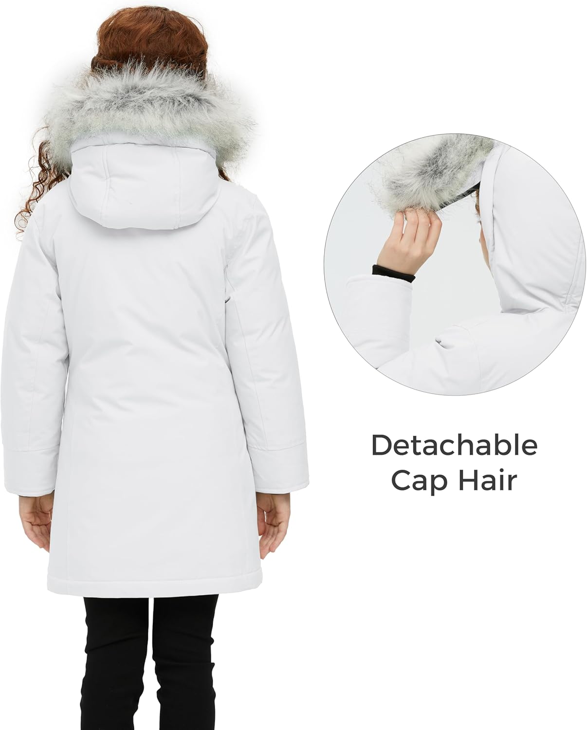 Wantdo Girls Winter Coat - Warm Windproof Parka for Cold Weather