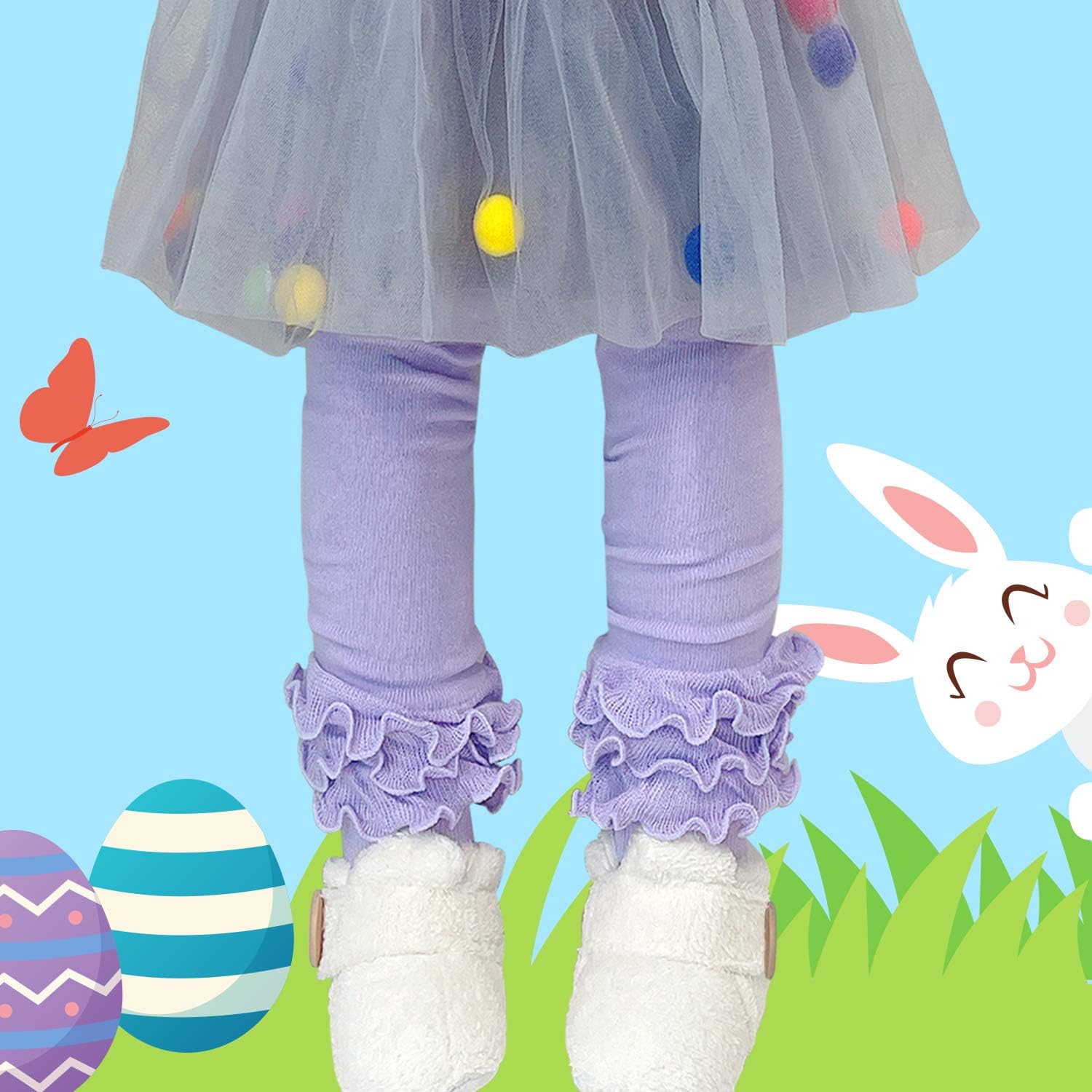 Cheerful Ruffles Baby Leg Warmer