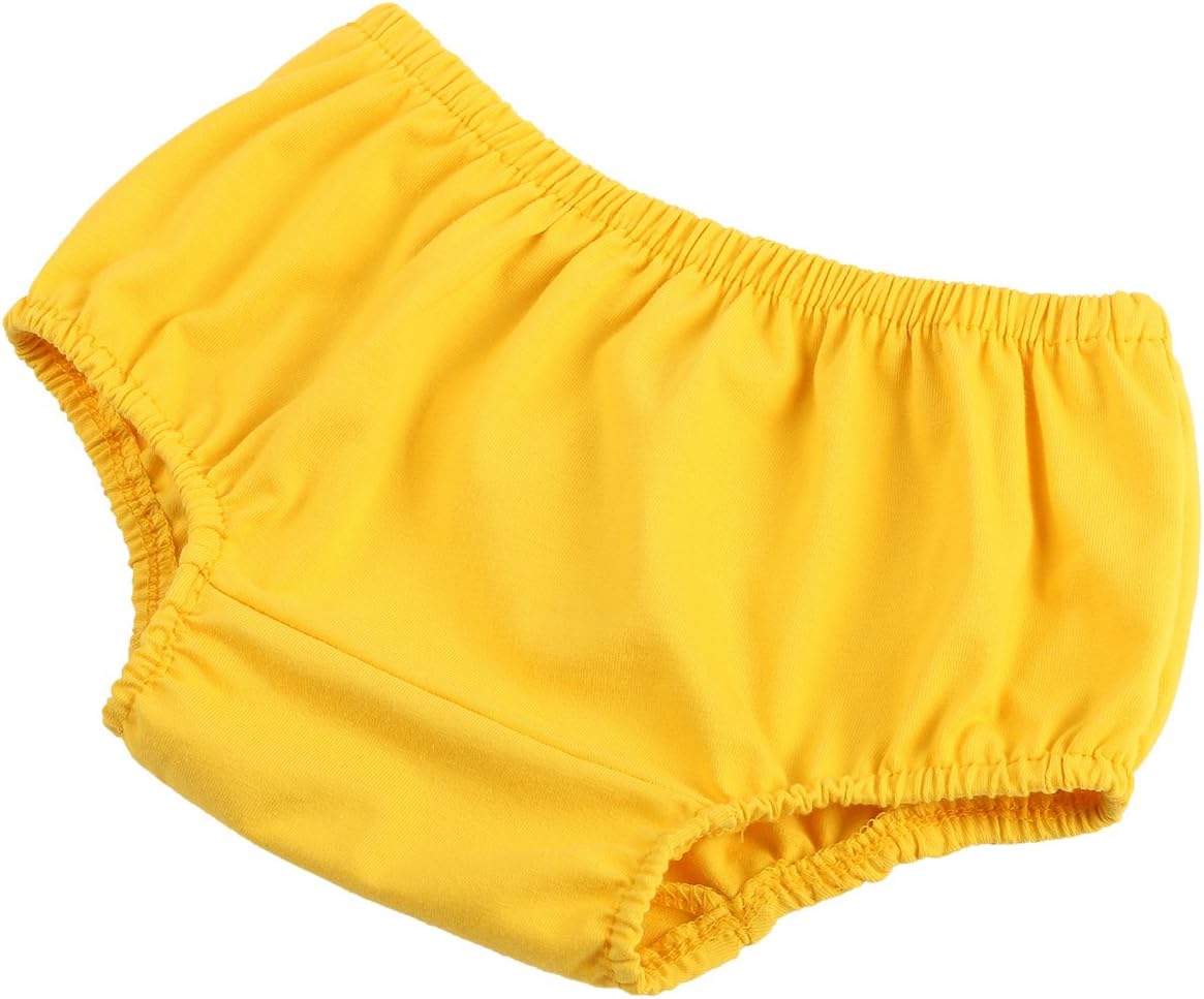 Beeby Yellow Summer Diaper Shorts for Babies
