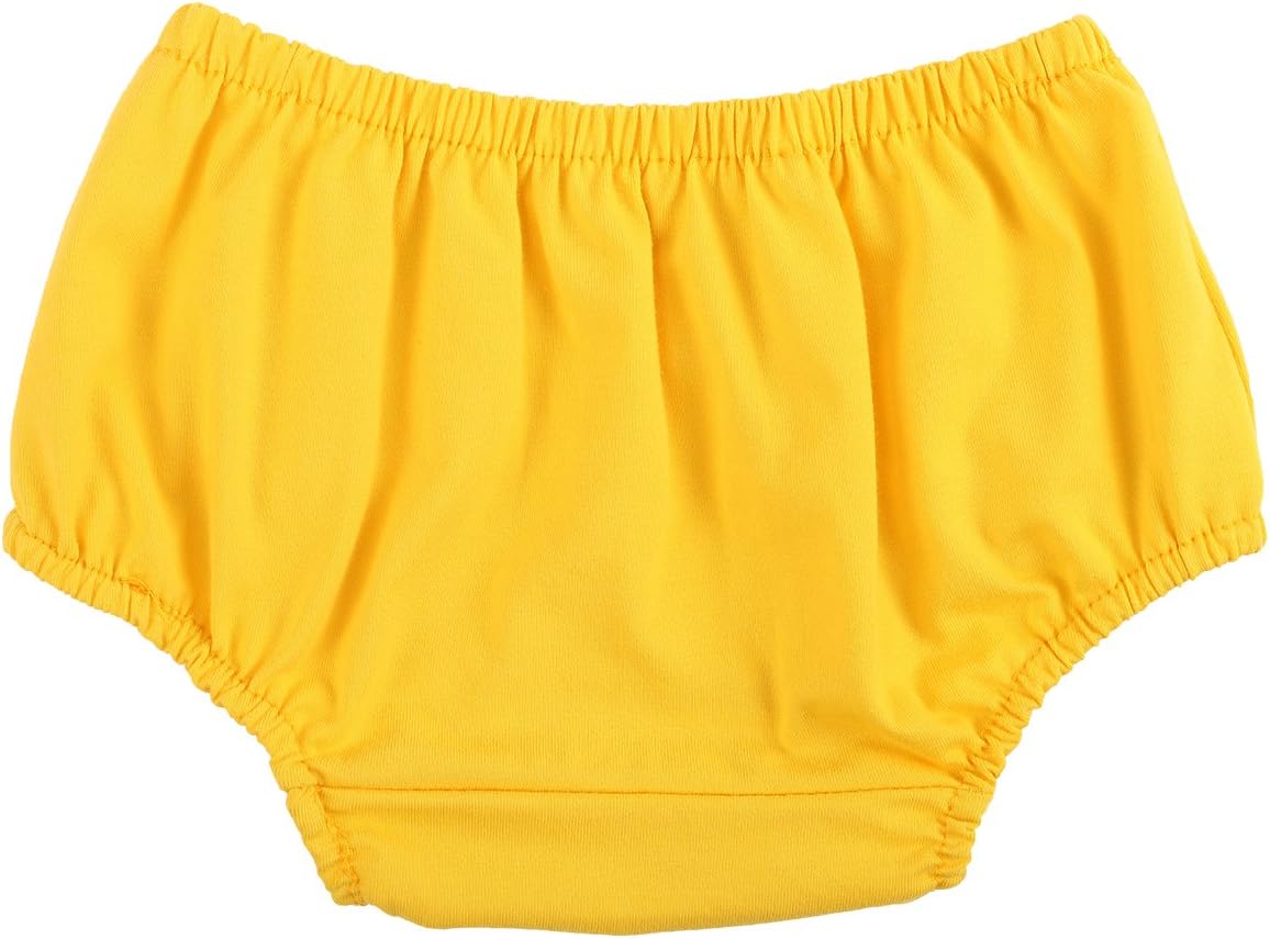 Beeby Yellow Summer Diaper Shorts for Babies