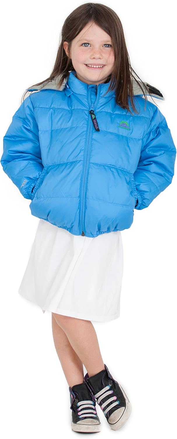 Molehill Kids Down Hoodie 700 Fill Water Repellent Insulated for Little Ones