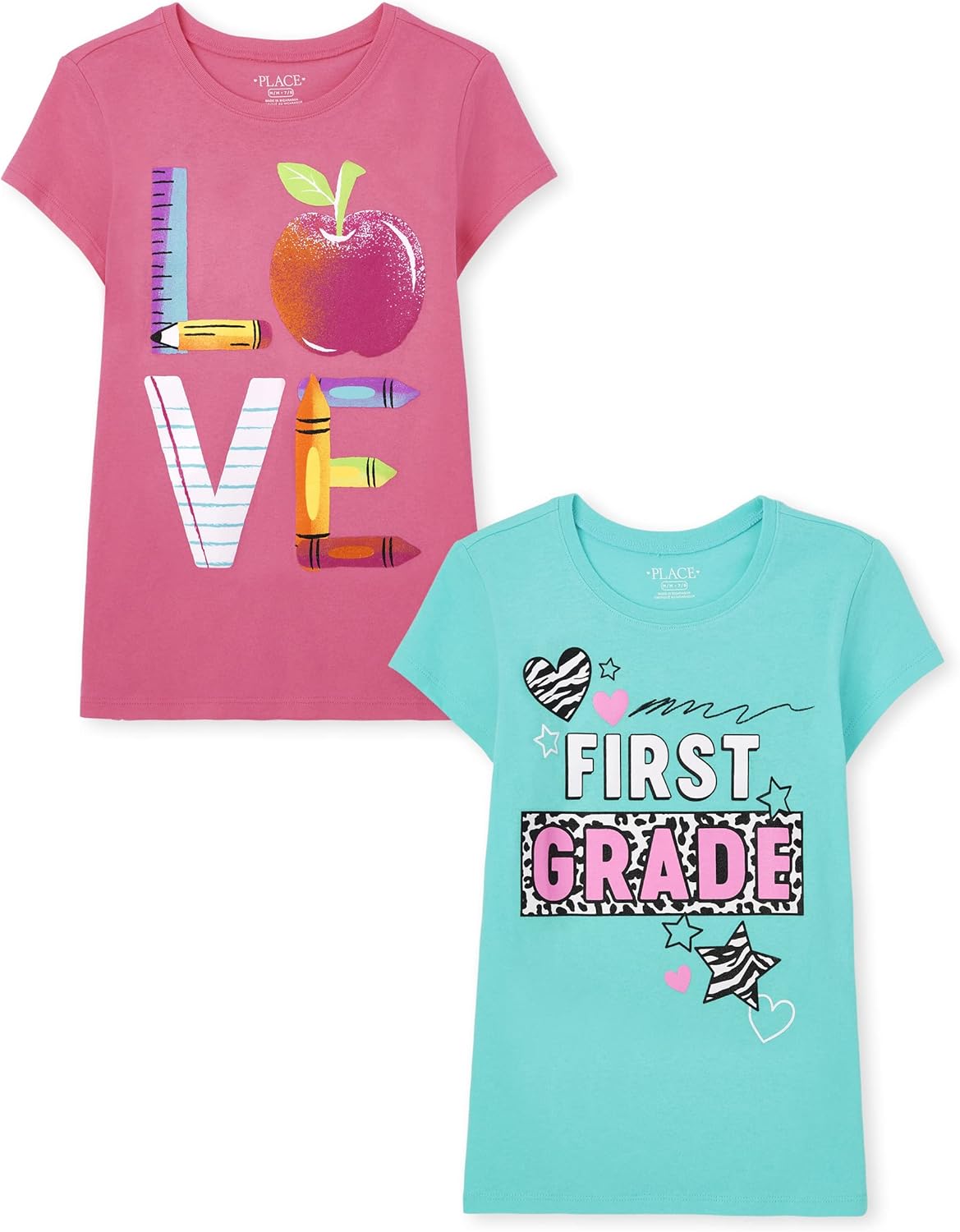 The Childrens Place Girls T-Shirt - Lightweight Adorable