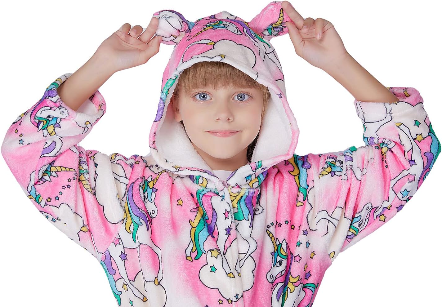 Soft Girl Bathrobe Hoodie for Girls and Boys
