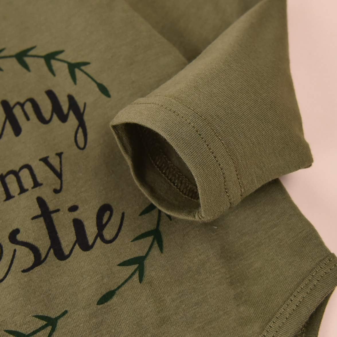 Camo Letter Romper Set for Baby Boys and Girls