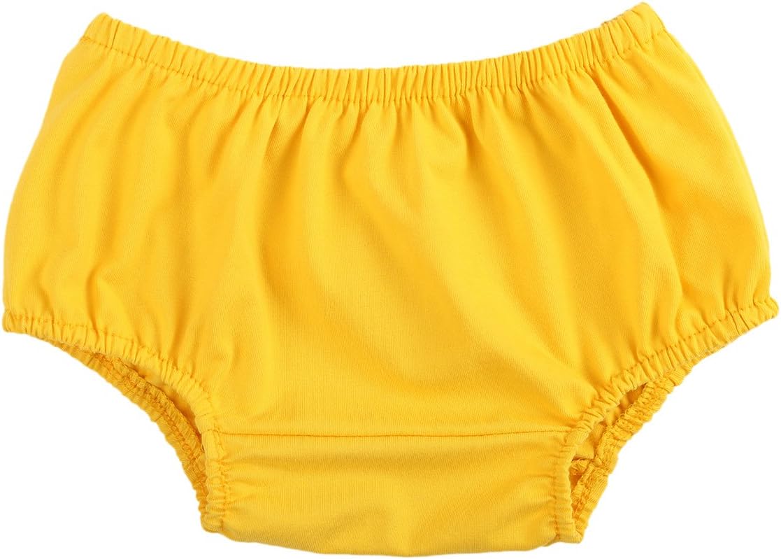 Beeby Yellow Summer Diaper Shorts for Babies